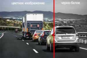 Цветное и черное белое передача изображения
