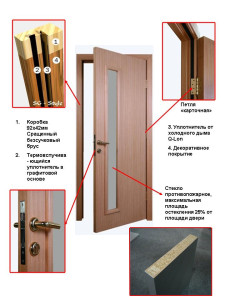 Схема противопожарной двери